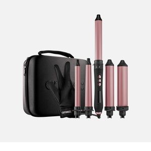Amika jack of all curls hair wand curler set NEW
